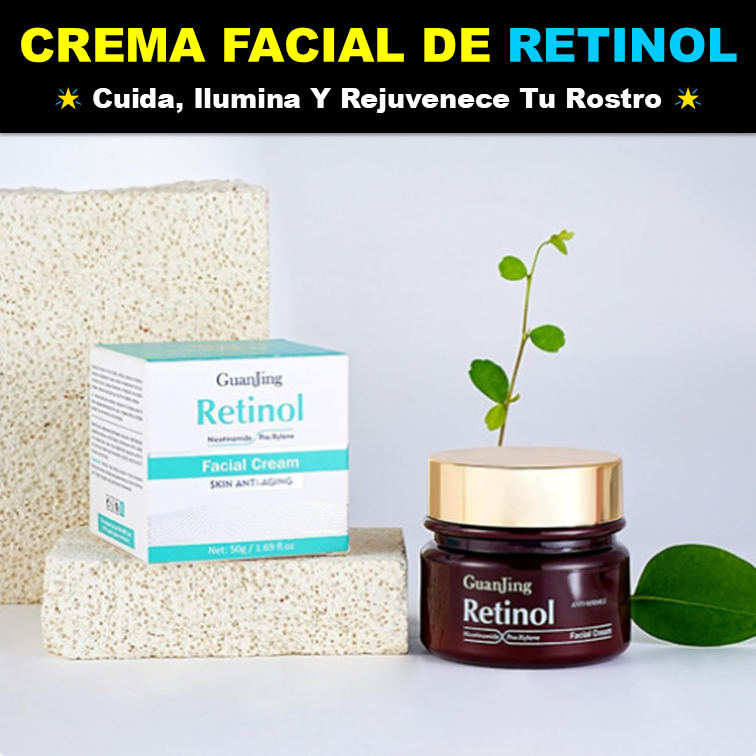 ✨ Crema Facial Rejuvenecedora de Retinol. 30 Grs.