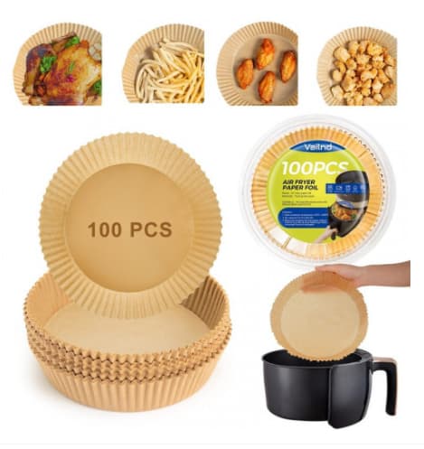 Papeles Antiadherentes para Air Fryer MB™ 100 Uds