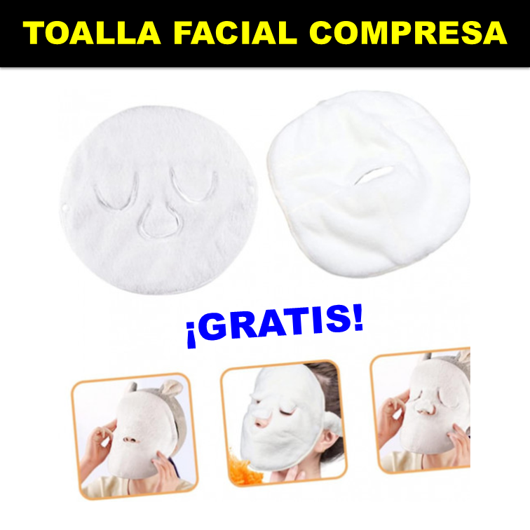 Combo Ritual Facial 360° | Set de Cuidado Facial 3 en 1 Con Vitamina C + GRATIS Toalla Facial Compresa – Fría y Caliente