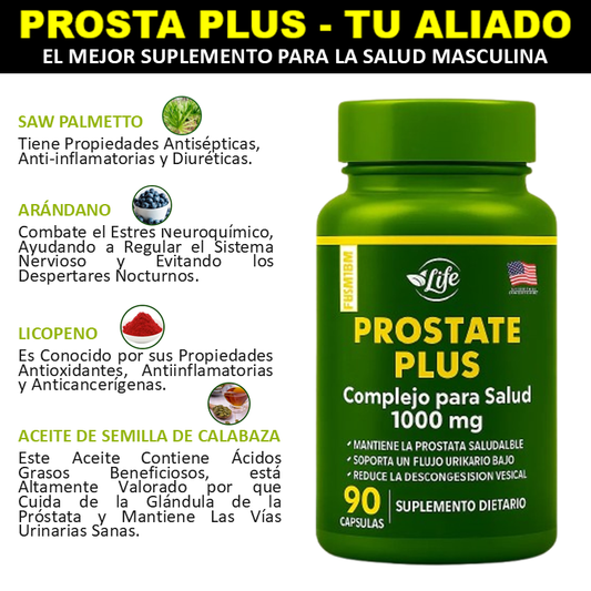 🌟 Prosta Plus - La Solución Natural Para La Salud Y El Bienestar Masculino.