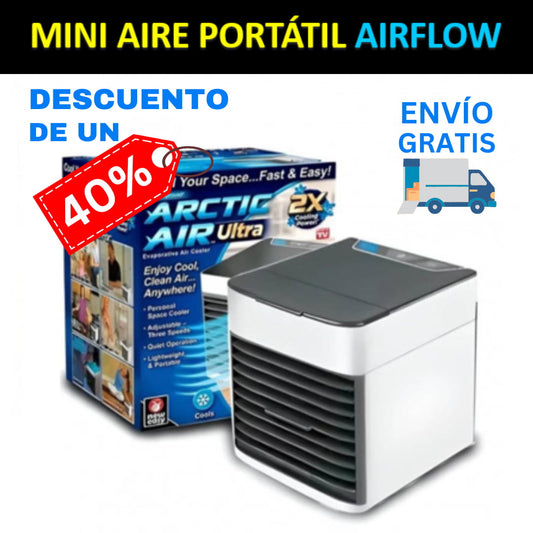 Mini-Aire Acondicionado Portátil 3 en 1 AirFlow