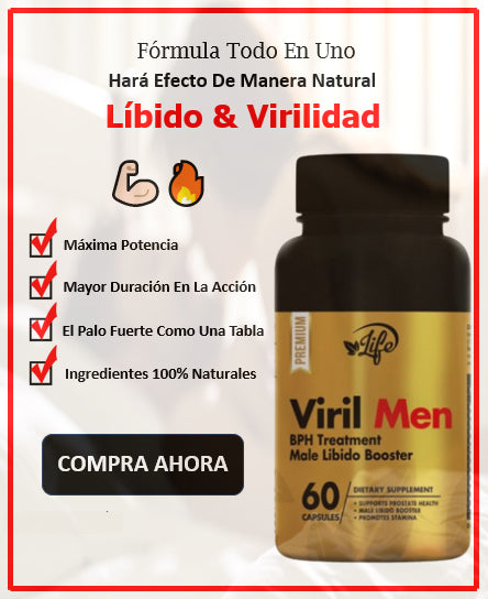 🌟 Viril Men – Fórmula Natural Para Un Hombre Potente e Imparable 💪🔥