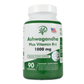 🌿 Ashwagandha Plus 1,000 Mg Con Vitamina B12 90 Cápsulas