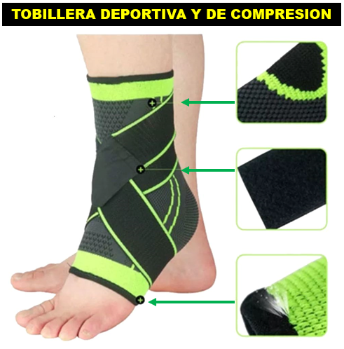 Tobillera Deportiva, de Compresión & Ortopédica MagiPro
