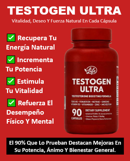🔥 TESTOGEN ULTRA | Energía, Potencia y Masculinidad al Máximo 💪🏻