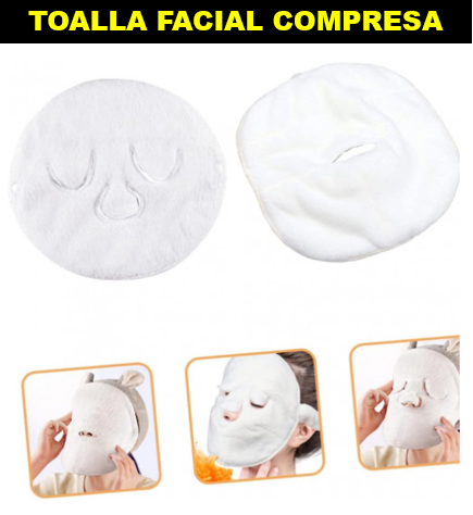 Toalla Facial Reutilizable Compresa – Fría y Caliente