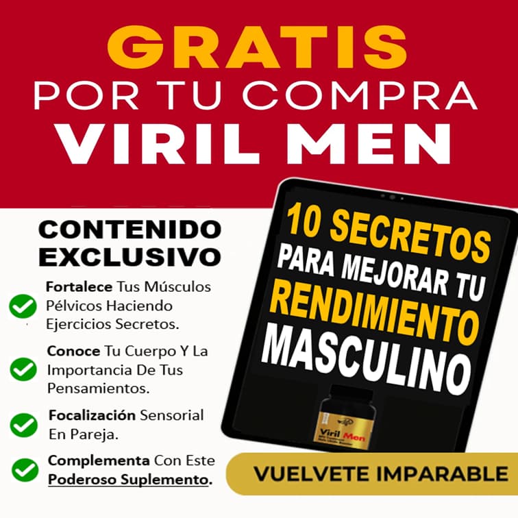 🌟 Viril Men – Fórmula Natural Para Un Hombre Potente e Imparable 💪🔥