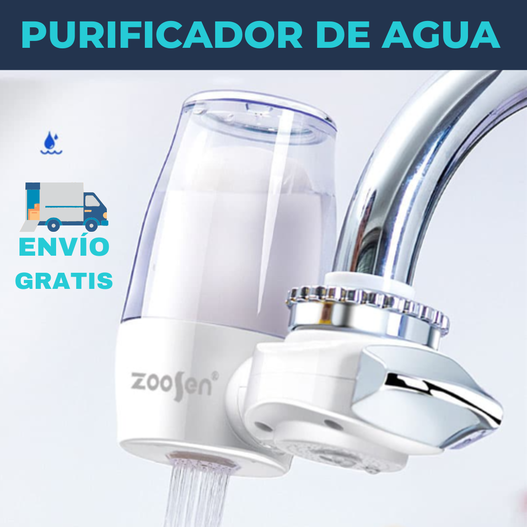 Filtro Purificador De Agua Para El Grifo, Con Altos Niveles De Purificación.
