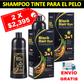 Combos Shampoo´s Tintes instantáneos 3 en 1 Marrones y Negros para el Cabello, de 16.9 Oz