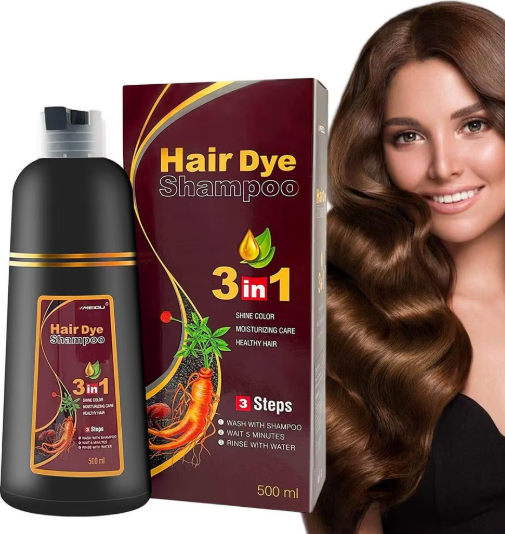 Combos Shampoo´s Tintes instantáneos 3 en 1 Marrones y Negros para el Cabello, de 16.9 Oz