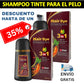 Combos Shampoo´s Tintes instantáneos 3 en 1 Marrones y Negros para el Cabello, de 16.9 Oz